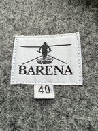 Barena Grey Double Breasted Gazabin Granelo Coat