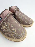 Suicoke Zavo Cab Brown Paisley Slip On Strap Mule Sandals