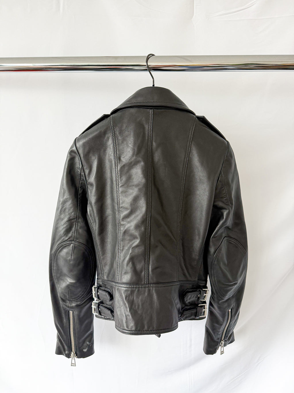 Belstaff Black Leather Marianne Biker Jacket