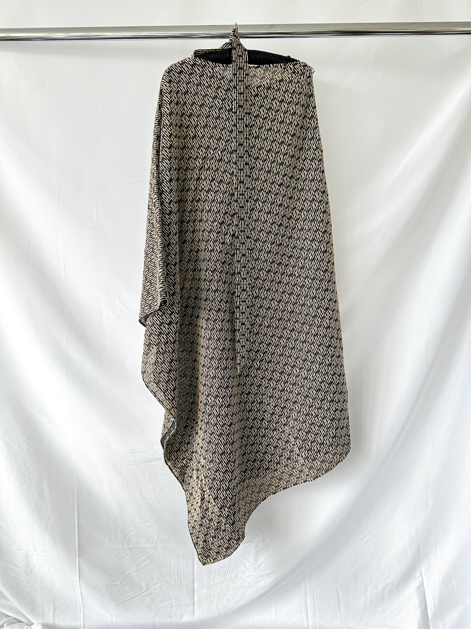 Taller Marmo Uruguay Embroidered One Shoulder Neck Wrap Maxi Dress