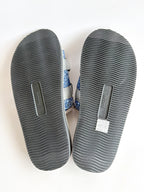 Suicoke Moto Cab Blue Paisley Sandals Sliders