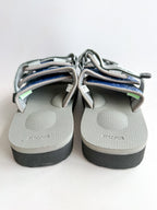 Suicoke Moto Cab Blue Paisley Sandals Sliders