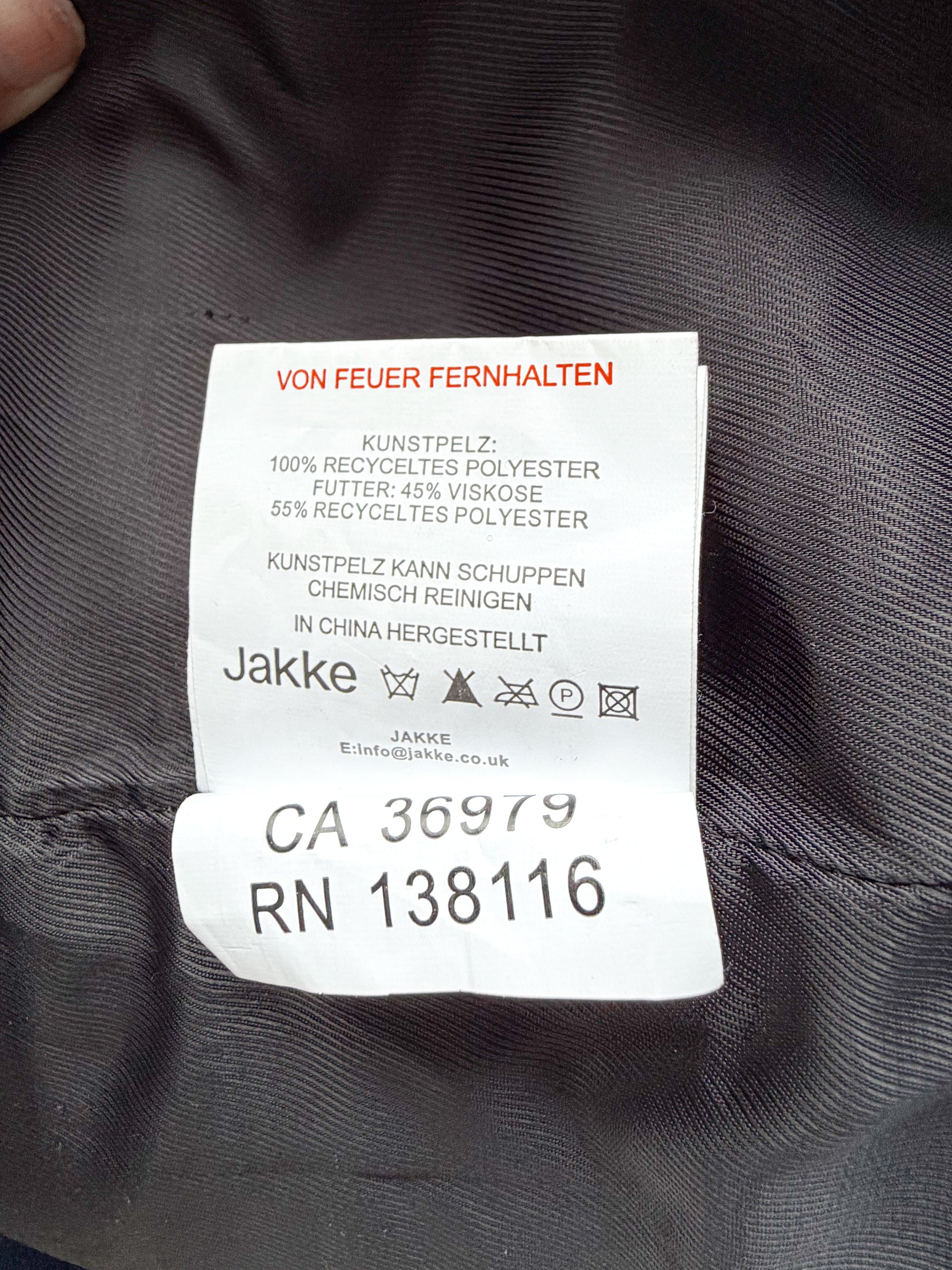 Jakke Katie Faux-Fur Colourblock Midi Coat