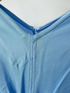 Bottega Veneta Light Blue Ring-detail Jersey Maxi Dress