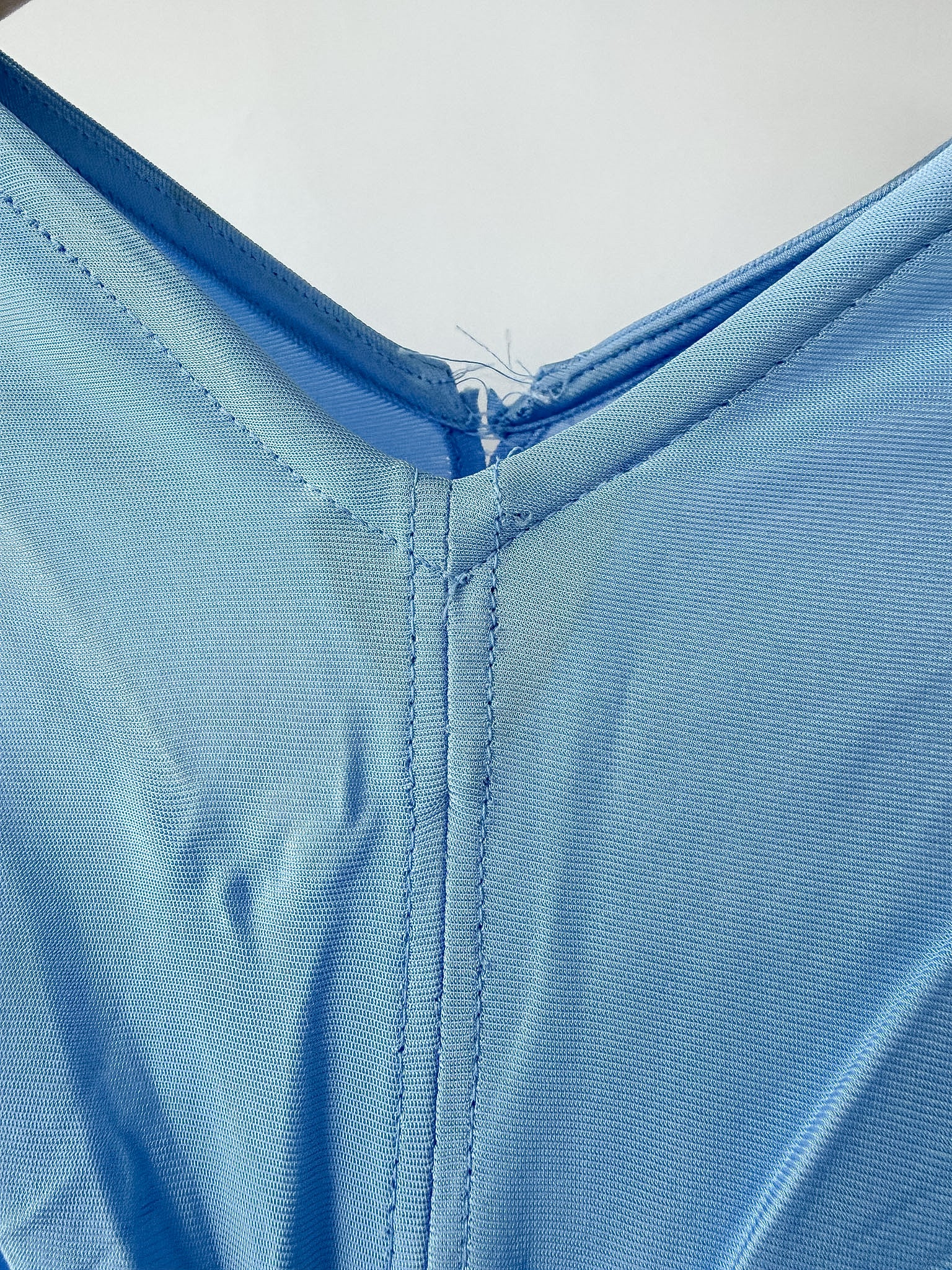 Bottega Veneta Light Blue Ring-detail Jersey Maxi Dress