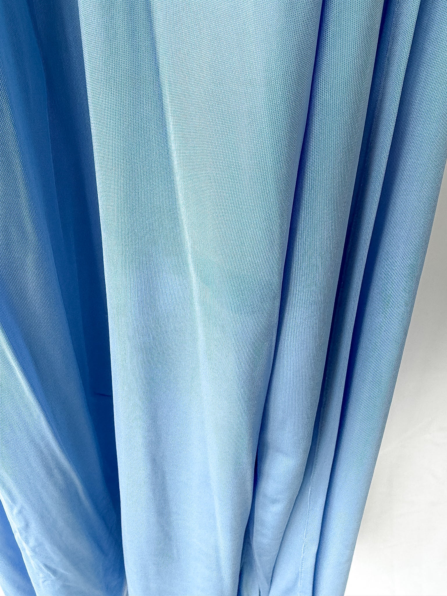 Bottega Veneta Light Blue Ring-detail Jersey Maxi Dress