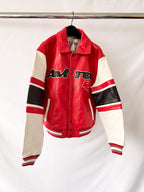 Avirex The Legend Red Leather Jacket