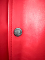 Avirex The Legend Red Leather Jacket