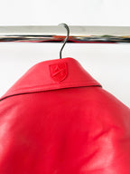 Avirex The Legend Red Leather Jacket