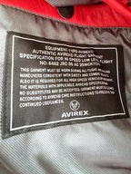 Avirex The Legend Red Leather Jacket