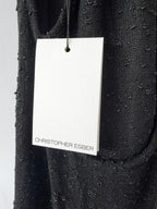 Christopher Esber Metallic Black Knitted Maxi Dress