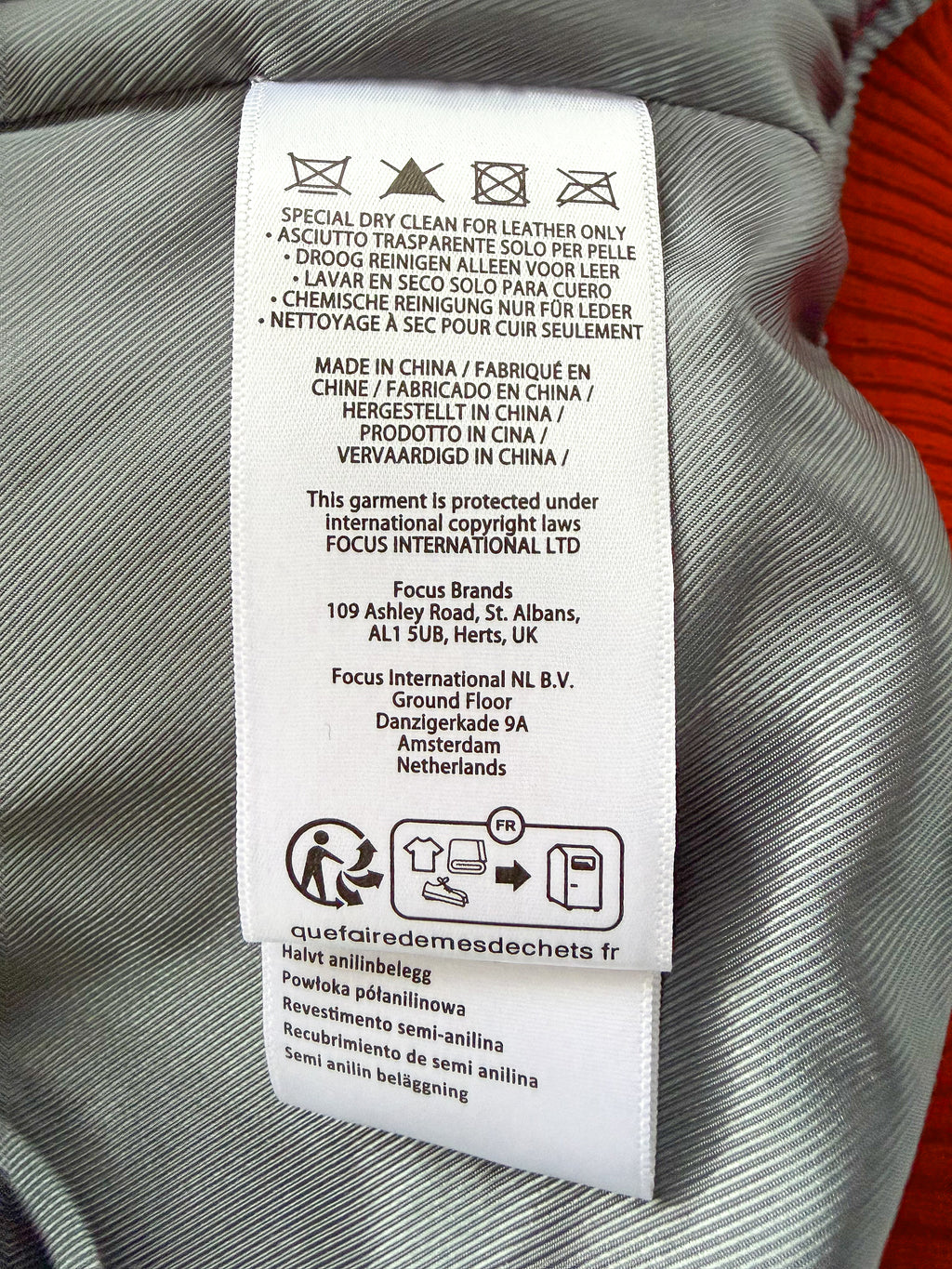 Avirex The Legend Red Leather Jacket