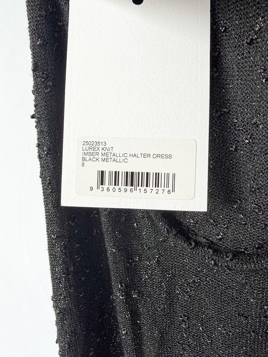 Christopher Esber Metallic Black Knitted Maxi Dress