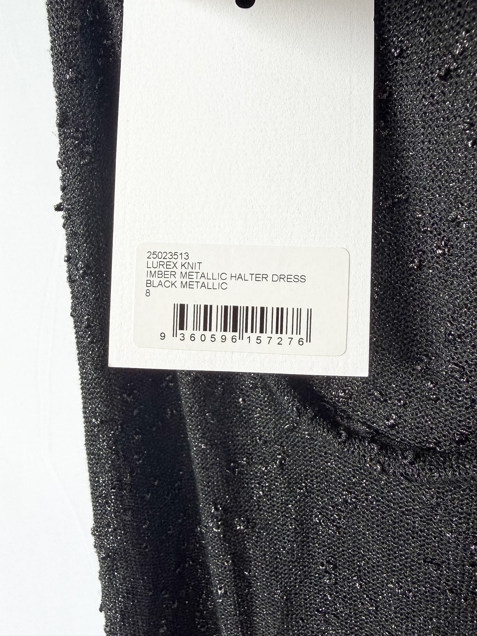 Christopher Esber Metallic Black Knitted Maxi Dress