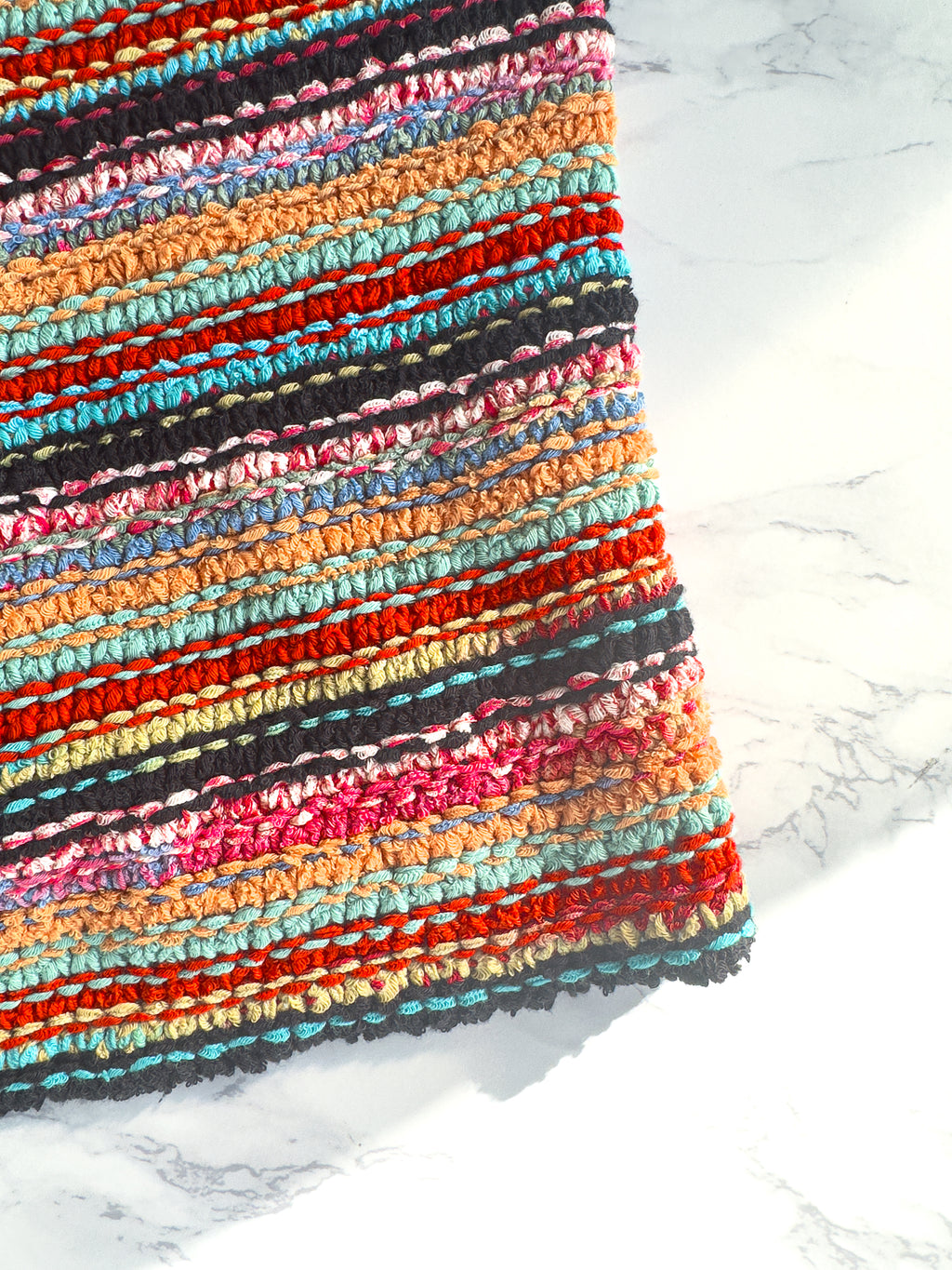 Alanui Take It Easy Multicolour Knit Shorts