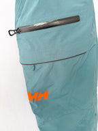 Helly Hansen Sogn Shell Salopette Bib Shell Pants In Teal Green