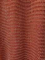 ALAÏA Runway Metallic open-knit midi dress