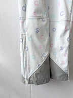 OOSC Chic Pastel Initial Print Tight-Fit Ski Suit