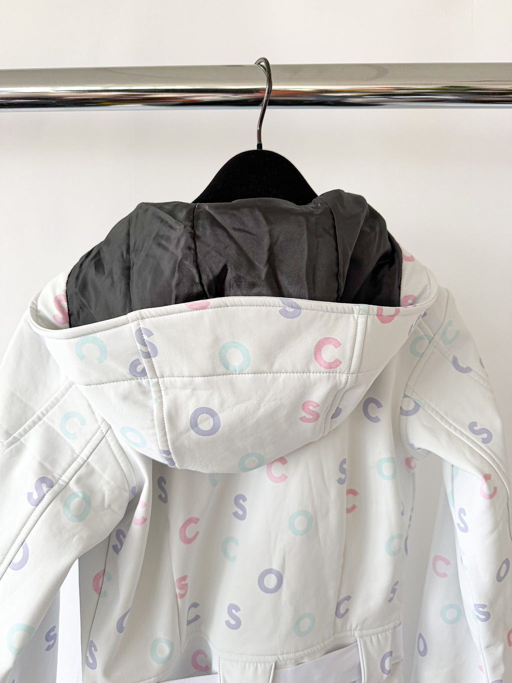 OOSC Chic Pastel Initial Print Tight-Fit Ski Suit