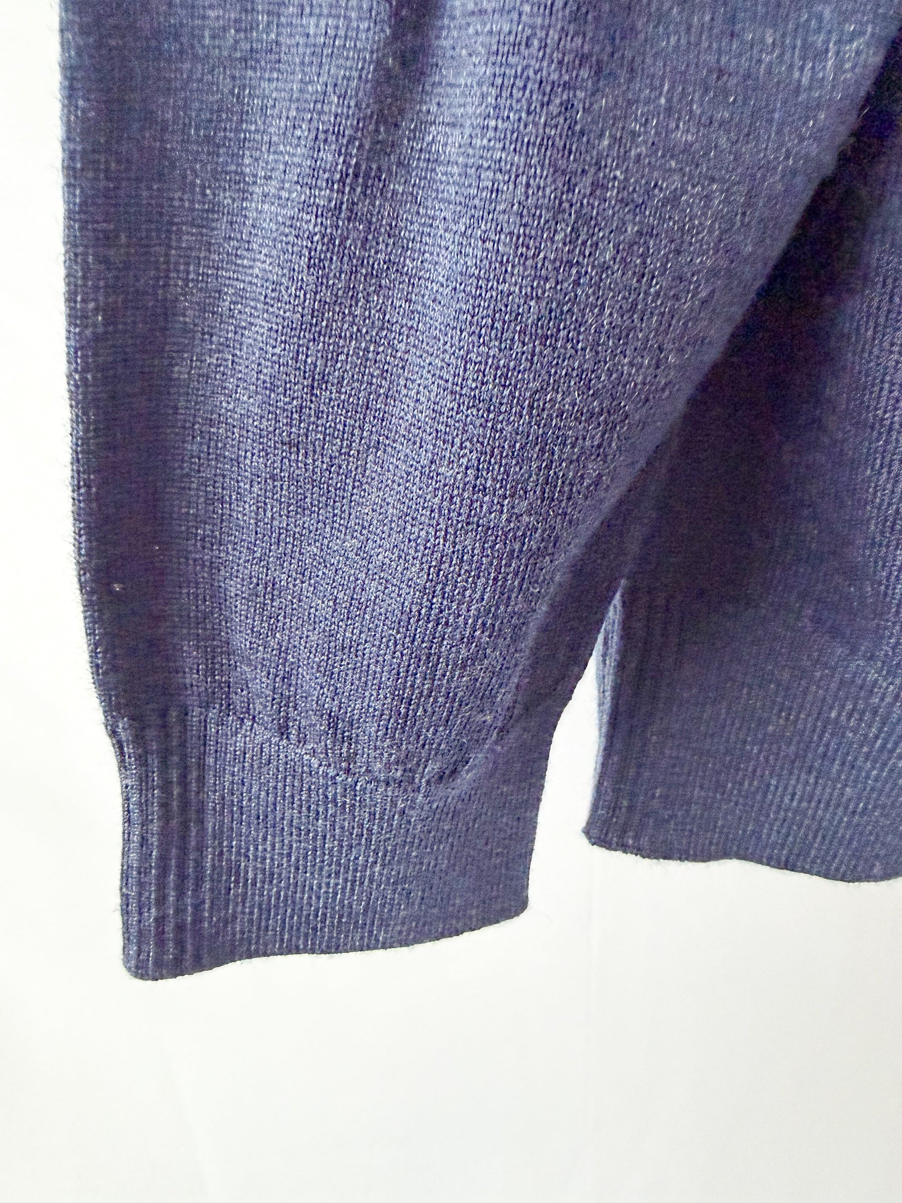 Pringle Of Scotland Merino Wool Polo Neck Jumper In Navy