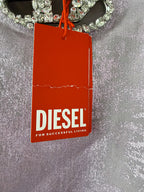 Diesel De-Top1-Fsd Crystal Embellished Logo Plaque Top