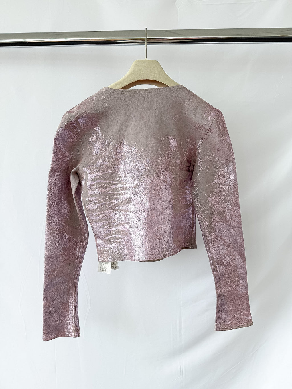 Diesel De-Top1-Fsd Crystal Embellished Logo Plaque Top