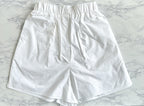 The Frankie Shop White Lui Logo Embroiderd Front Boxer Shorts
