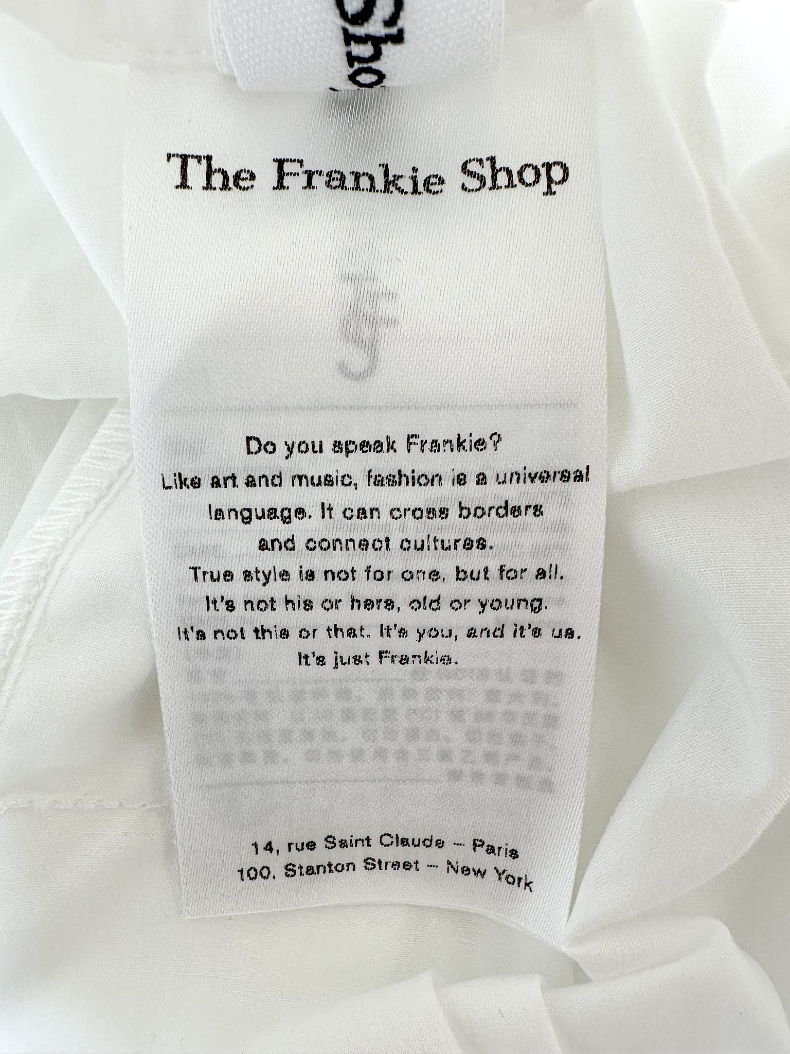 The Frankie Shop White Lui Logo Embroiderd Front Boxer Shorts