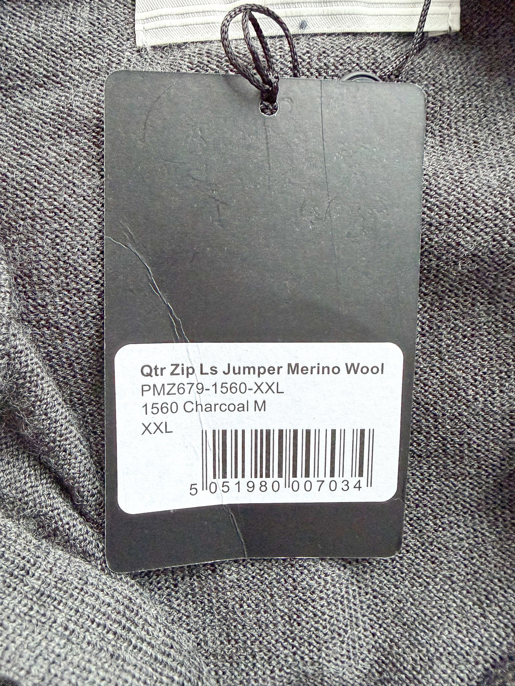 Pringle Of Scotland Qtr Zip Extra Fine Merino Wool Jumper In Grey