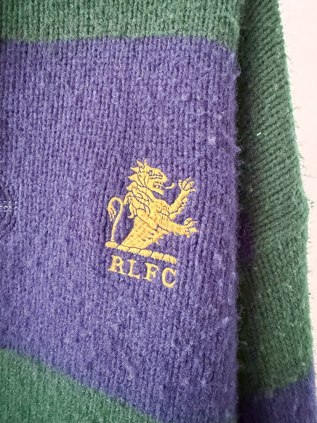 Ralph Lauren Polo Striped Wool Cashmere Rugby Jumper