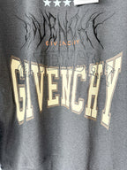 Givenchy Men's Multi Logo Crew Sweat in Charcoal