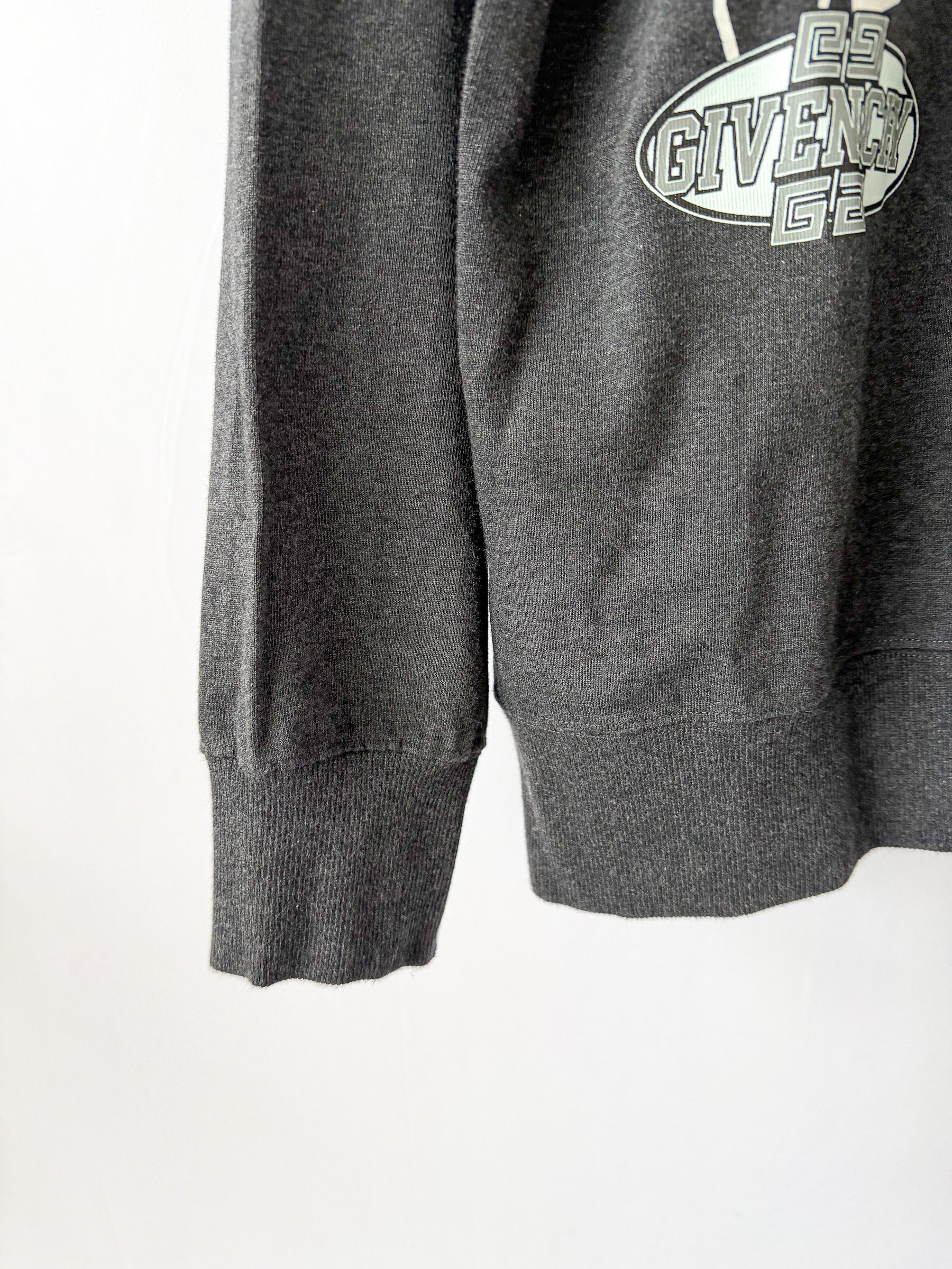 Givenchy Men's Multi Logo Crew Sweat in Charcoal