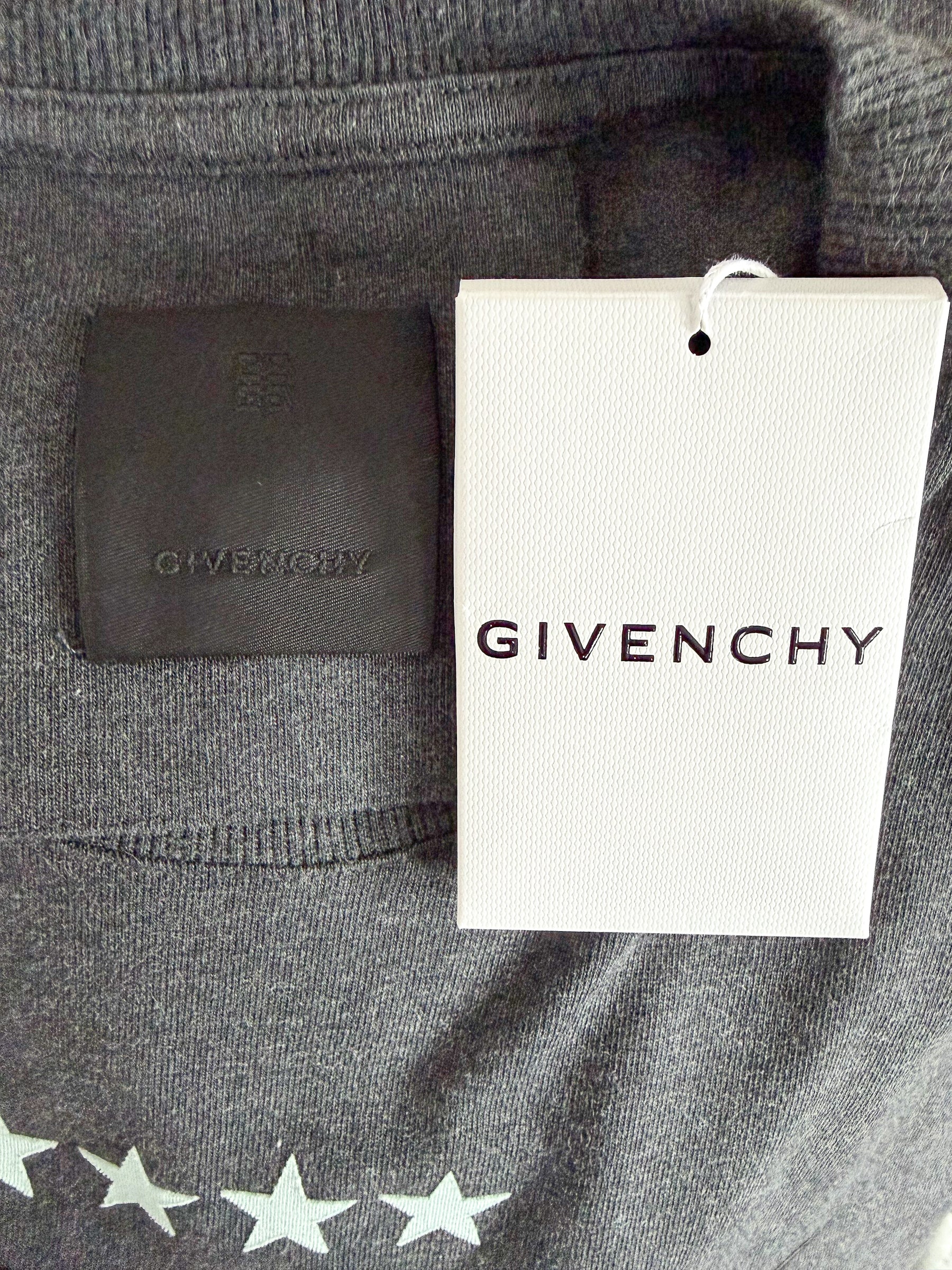 Givenchy Men's Multi Logo Crew Sweat in Charcoal