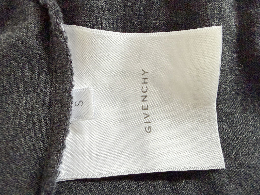 Givenchy Men's Multi Logo Crew Sweat in Charcoal