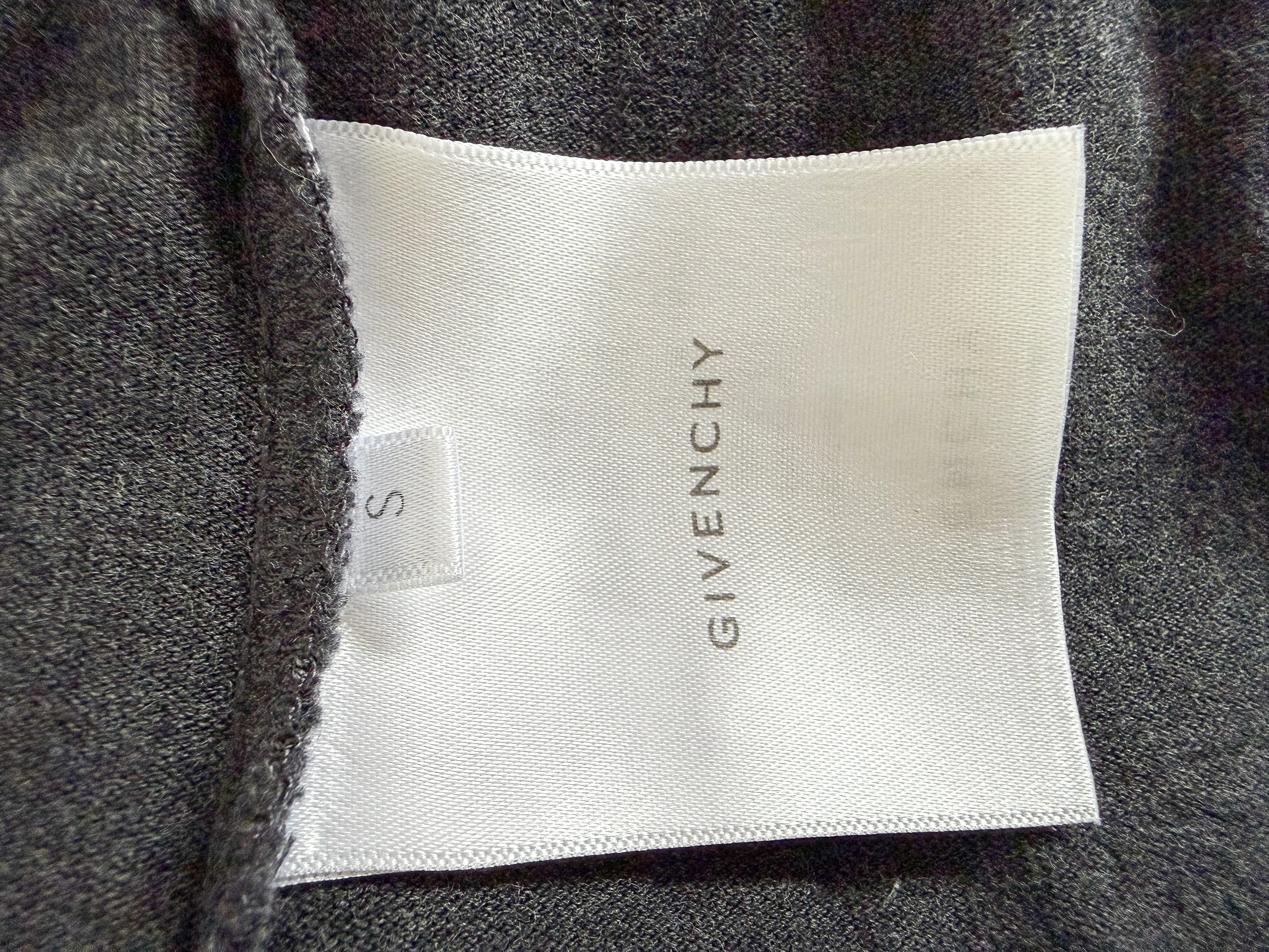 Givenchy Men's Multi Logo Crew Sweat in Charcoal