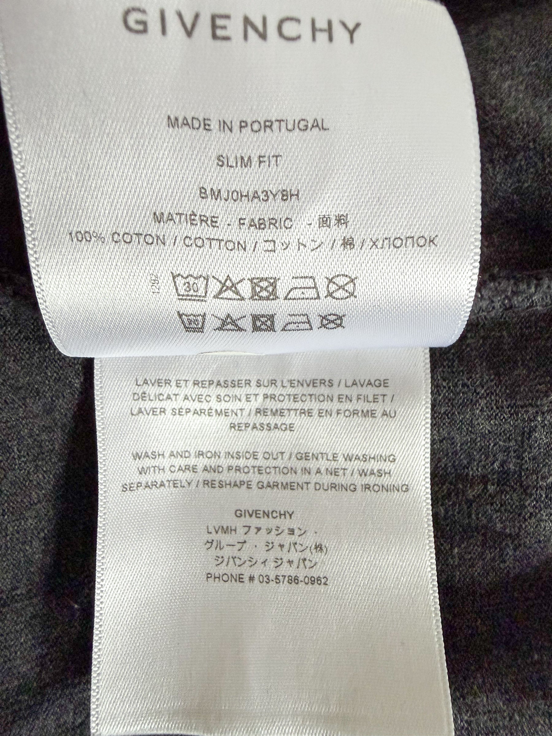 Givenchy Men's Multi Logo Crew Sweat in Charcoal