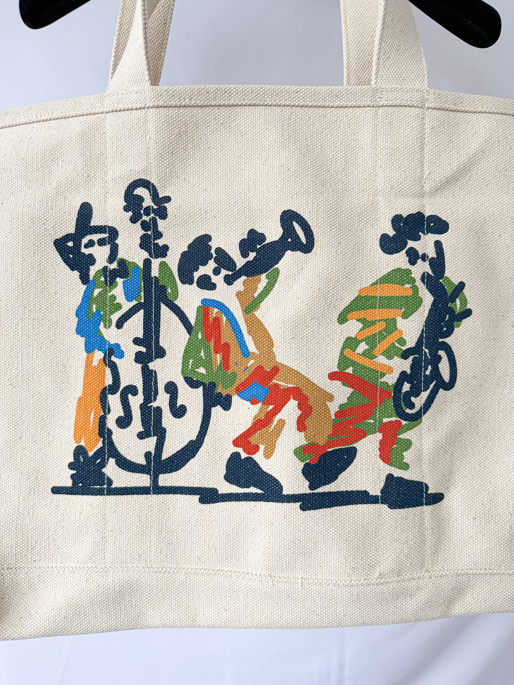 Drake's Aime Leon Dore Canvas Ecru Tote Bag