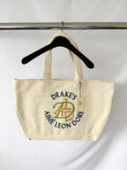 Drake's Aime Leon Dore Canvas Ecru Tote Bag