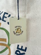 Drake's Aime Leon Dore Canvas Ecru Tote Bag