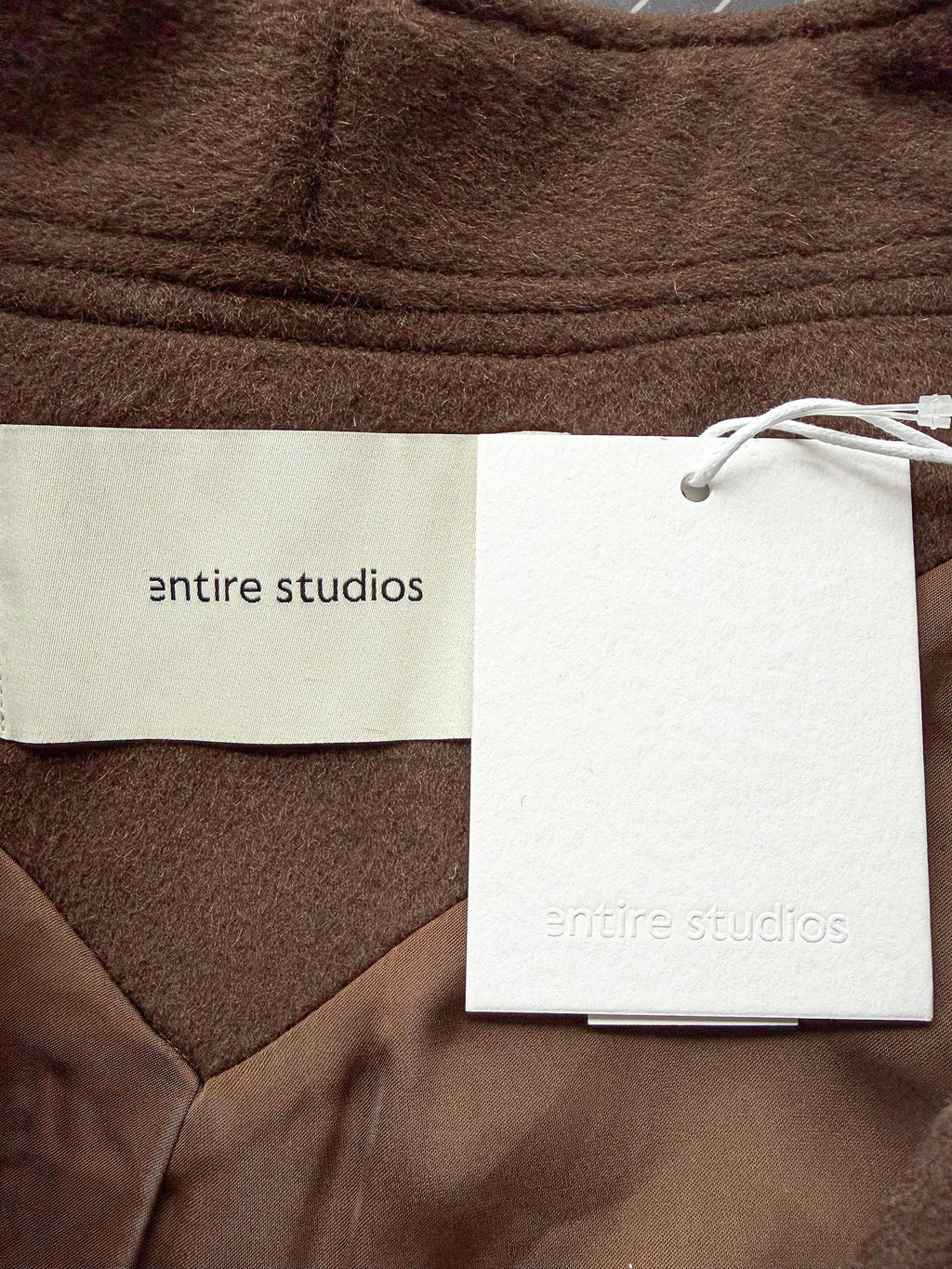 Entire Studios Rondo Coat Dark Brown