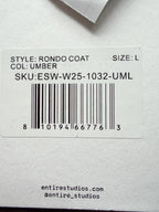 Entire Studios Rondo Coat Dark Brown