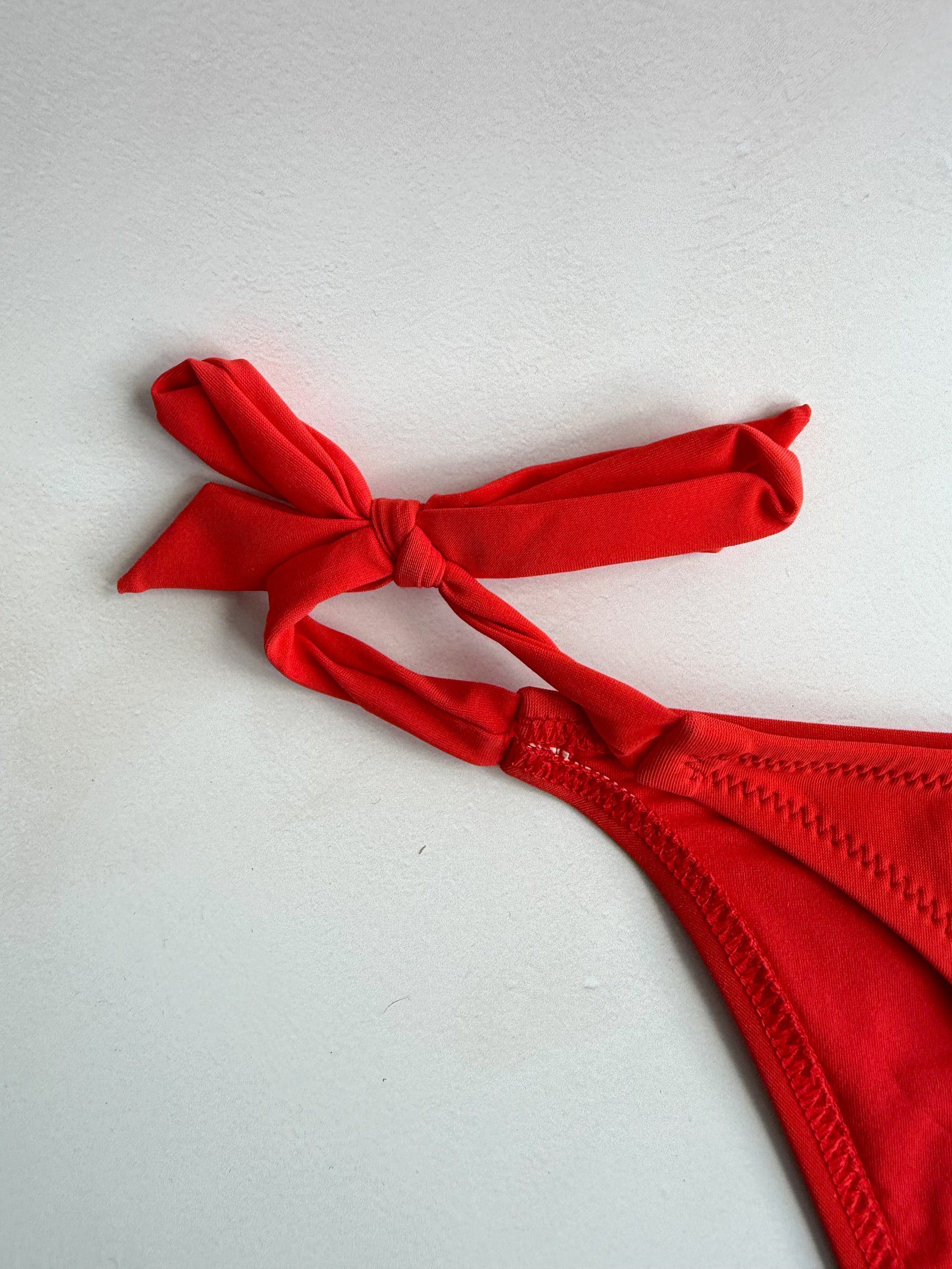 Pain De Sucre Rouge Side-Tie Bikini Bottom in Onyx