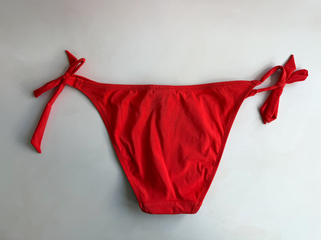 Pain De Sucre Rouge Side-Tie Bikini Bottom in Onyx