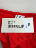 Pain De Sucre Rouge Side-Tie Bikini Bottom in Onyx