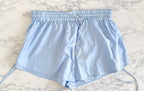Isabel Marant Lysmee Blue Side-tie Track Boxer Shorts