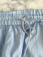 Isabel Marant Lysmee Blue Side-tie Track Boxer Shorts