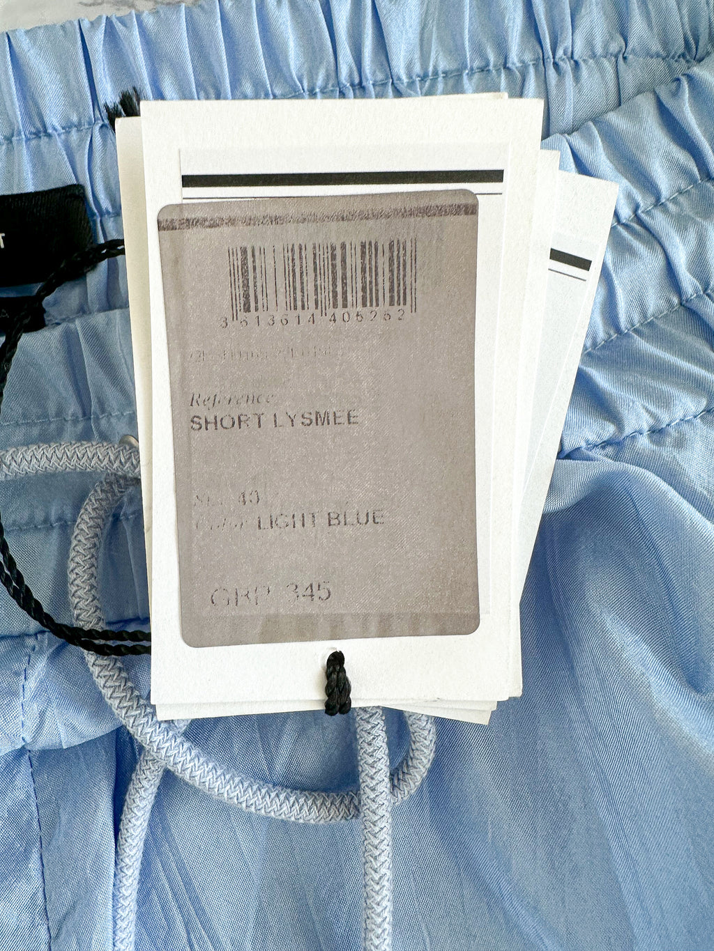 Isabel Marant Lysmee Blue Side-tie Track Boxer Shorts