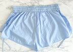 Isabel Marant Lysmee Blue Side-tie Track Boxer Shorts