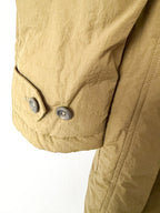 Drake's X Aime Leon Dore Quilted Overcoat Olive Green