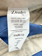 Drake's Blue Canvas Games Trousers